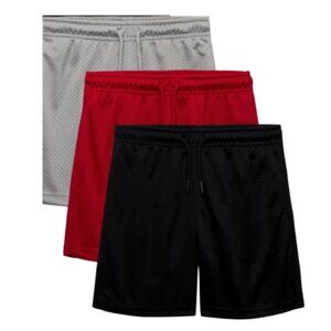 Athletic Works Boy's Mesh Short, 3-Pack